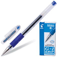 Ручка гель Pilot G-1 синяя  0,5мм BL-GP-G1-5 резиновый держатель