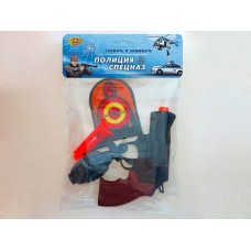 Набор игровой Полиция 5 предметов Пистолет 12см с аксессуарами, в пакете M0334