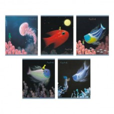 Тетрадь 48л Эксмо Подводный мир Underwater (5 видов) мел.картон, лак ТК2Л487500