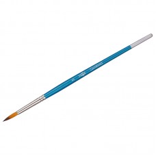 Кисть синтетика/нейлон № 5 круглая Гамма 280618.07.05 голубая ручка