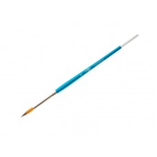 Кисть синтетика/нейлон № 6 круглая Гамма 280618.07.06 голубая ручка
