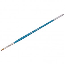 Кисть синтетика/нейлон № 2 плоская Гамма 280618.08.02 голубая ручка