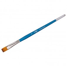 Кисть синтетика/нейлон № 9 плоская Гамма 280618.08.09 голубая ручка