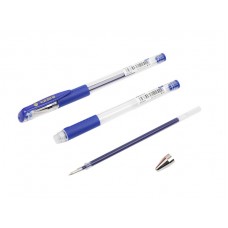 Ручка гель резиновый грип Beifa синяя 0,5мм GPF0099