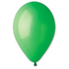 Шары воздушные 12" (30см) однотонный Зеленый пастель Green (1/100шт) 1102-0310 ш/к111217