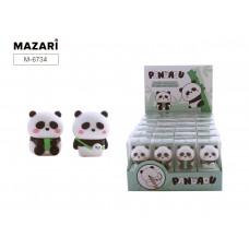 Точилка-игрушка Panda (панда) 3,5 см Mazari M-6734 пластик без контейнера, пвх-упаковка 7,5см