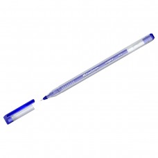 Ручка гель игольчатая Berlingo Apex синяя 0,5мм CGp_05152 прозрачный трехгр.корпус, однор.