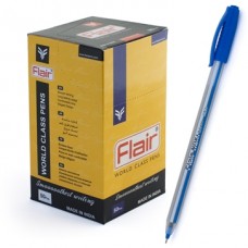 Ручка шар. Flair Noki синяя 0,5мм F-1163W одноразовая Ноки (Индия) штрих-код