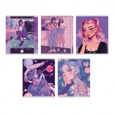 Тетрадь 48л Эксмо Instagram girls (5 видов) ламинация хамелион, мел.картон ТК488538 белизна 100%