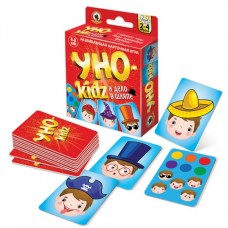 Игра карточная UNO Kids (52 карточки) И дело в шляпе, в коробке 4+ Русский стиль 04691