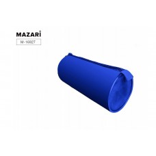 Пенал-косметичка тубусом Синий soft touch 21*6,5см Mazari M-16927