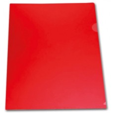 Папка-уголок А4 0,18мм цвет красный Lamark LF0060-RD глянцевая